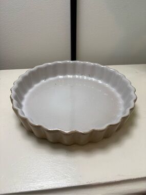 Pearson’s of Chesterfield Stoneware Fluted Pie Quiche Pan. Vintage.